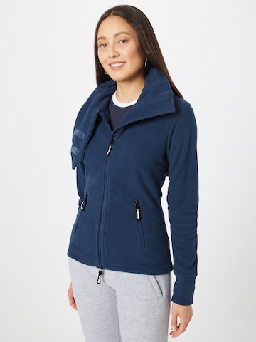 BENCH Fleece jacket 'Inge' in Blue: front