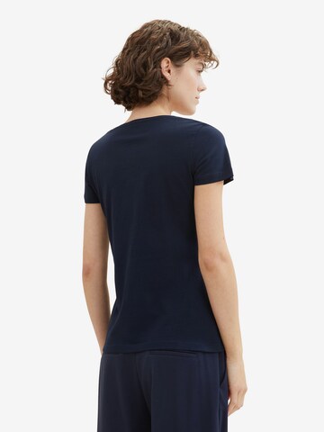 TOM TAILOR T-Shirt in Blau