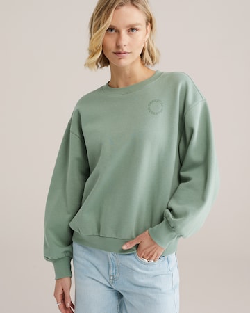 WE Fashion Свитшот в Зеленый: спереди