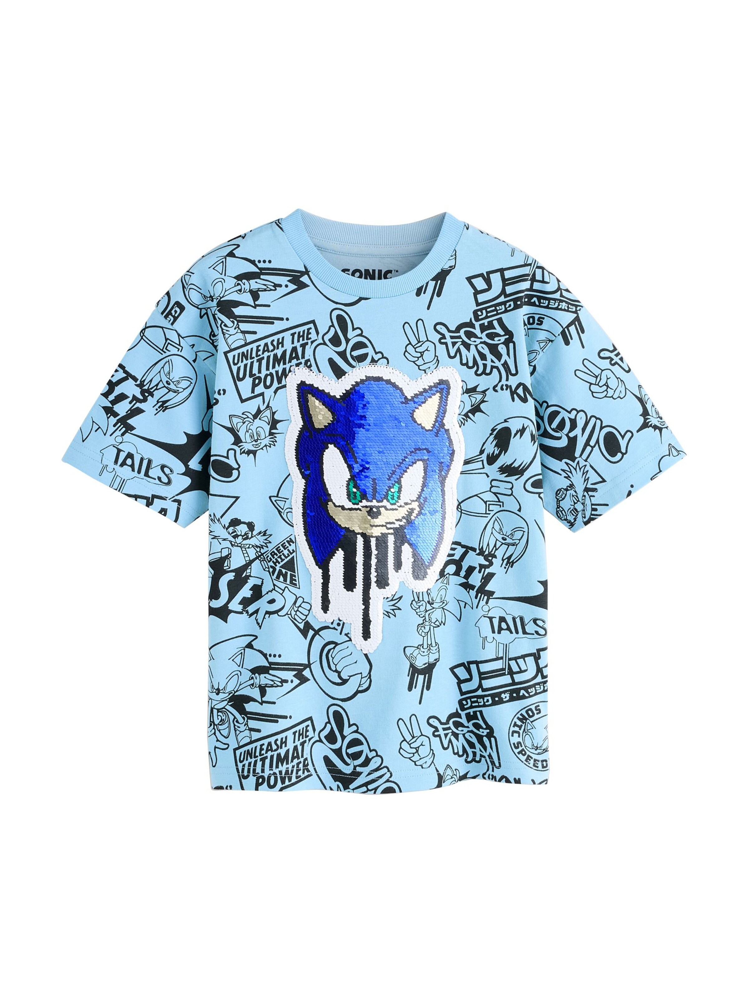 T-Shirt 'Sonic' Next en bleu : devant