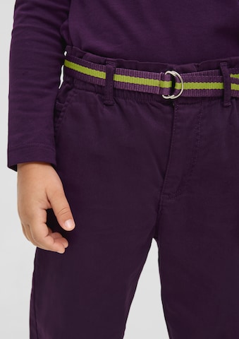 s.Oliver Tapered Pants in Purple