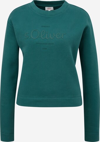 Sweat-shirt s.Oliver en bleu : devant