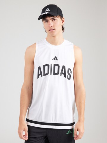 ADIDAS SPORTSWEAR Λειτουργικό μπλουζάκι σε λευκό: μπροστά
