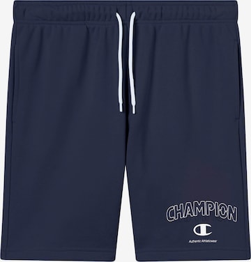 Champion Authentic Athletic Apparel Pants in Blue: front