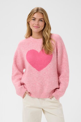 Pull-over 'PariaSZ' SAINT TROPEZ en rose : devant
