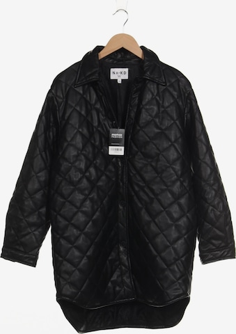 NA-KD Mantel S in Schwarz: Vorderseite