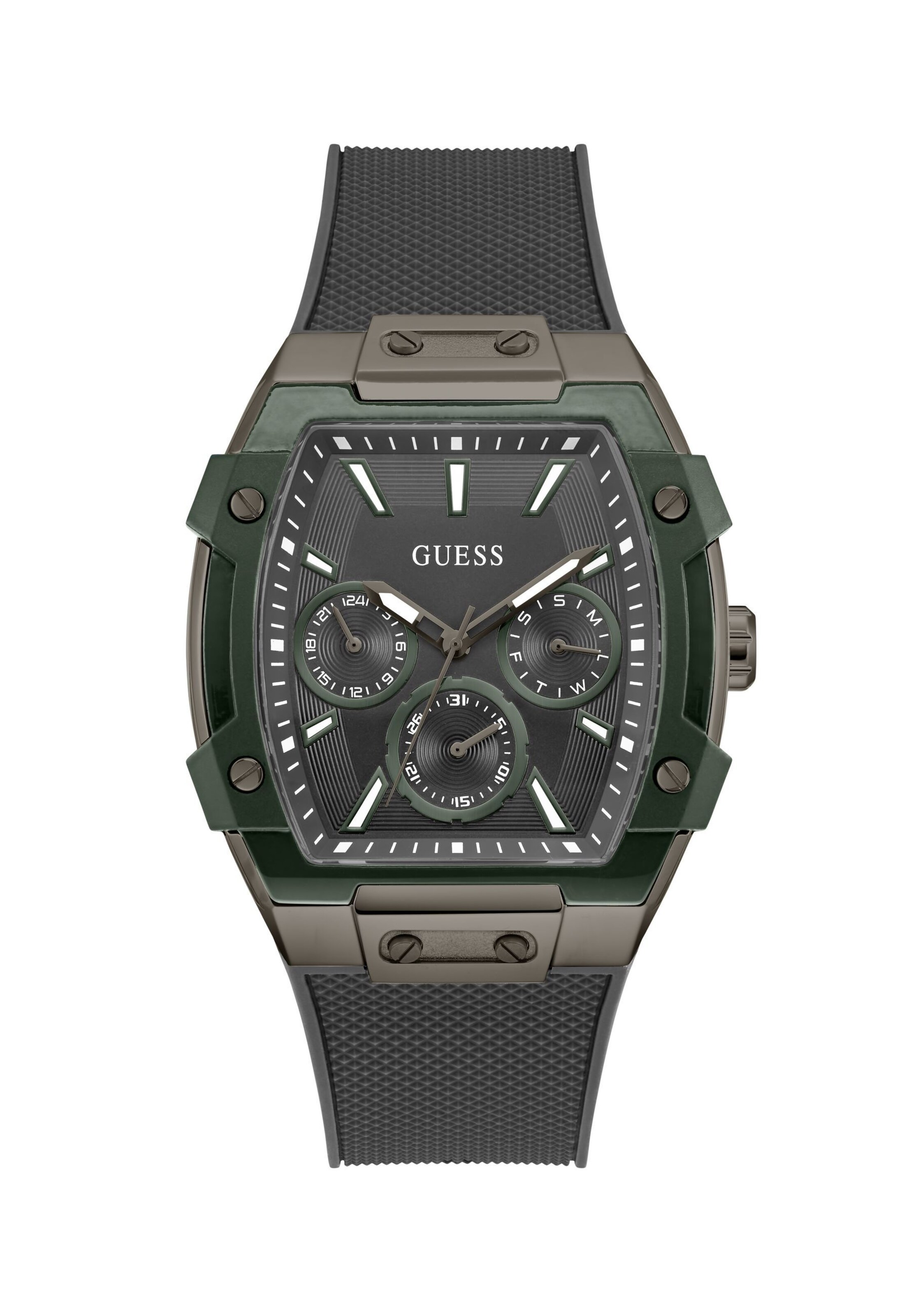 GUESS Analogt ur 'Phoenix' i grøn: forside