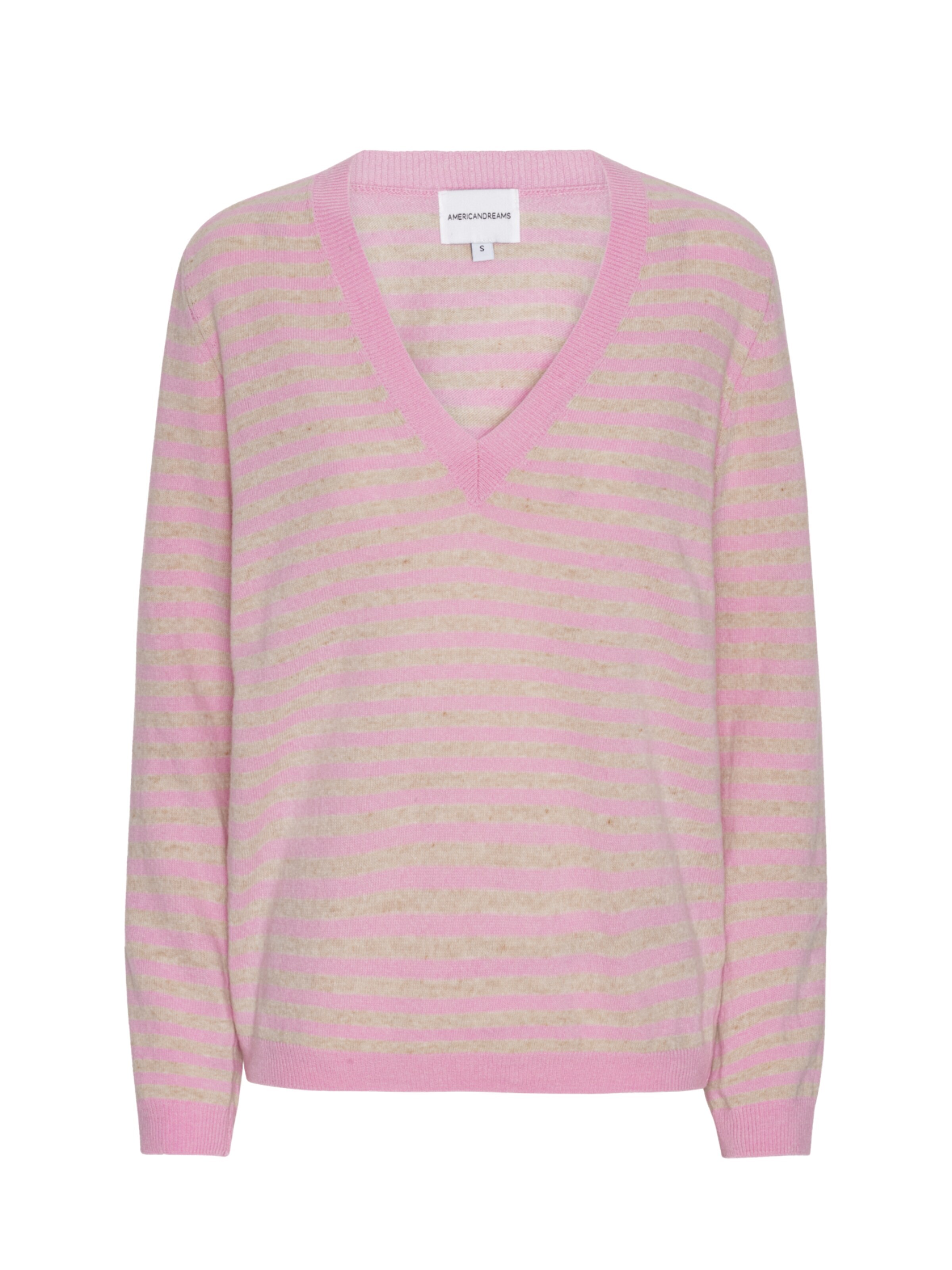 americandreams Pullover 'Christy Cashmere'‌‌‌‌‌‌‌‌‌ in Pink: Vorderseite