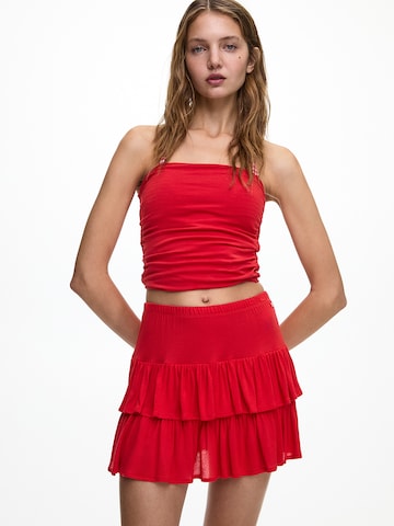 Pull&Bear Skirt in Red