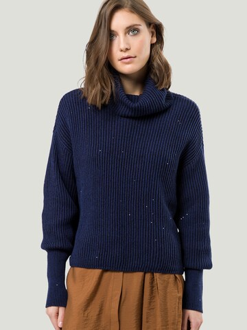 zero Sweater in Blue: front