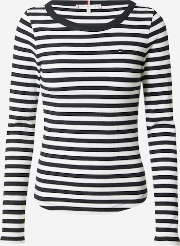 TOMMY HILFIGER T-shirt i blå: framsida