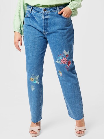 ONLY Carmakoma Regular Jeans 'Fine' in Blue: front