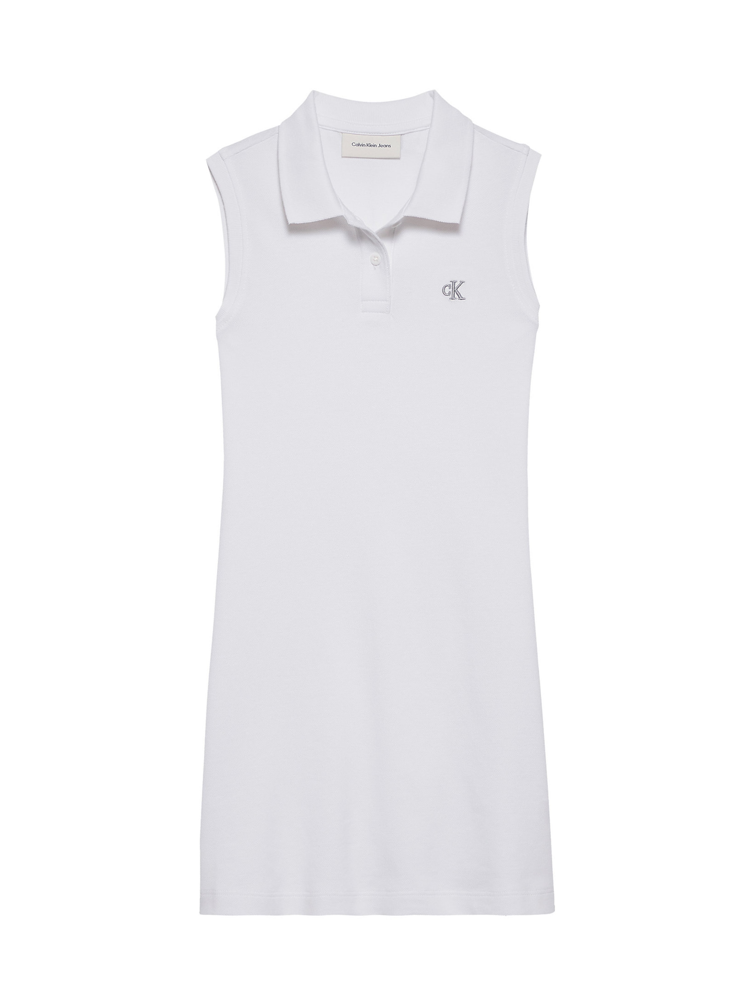 Robe Calvin Klein Jeans en blanc : devant