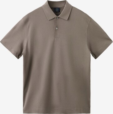 MANGO MAN Poloshirt 'bellowp' in Braun: Vorderseite
