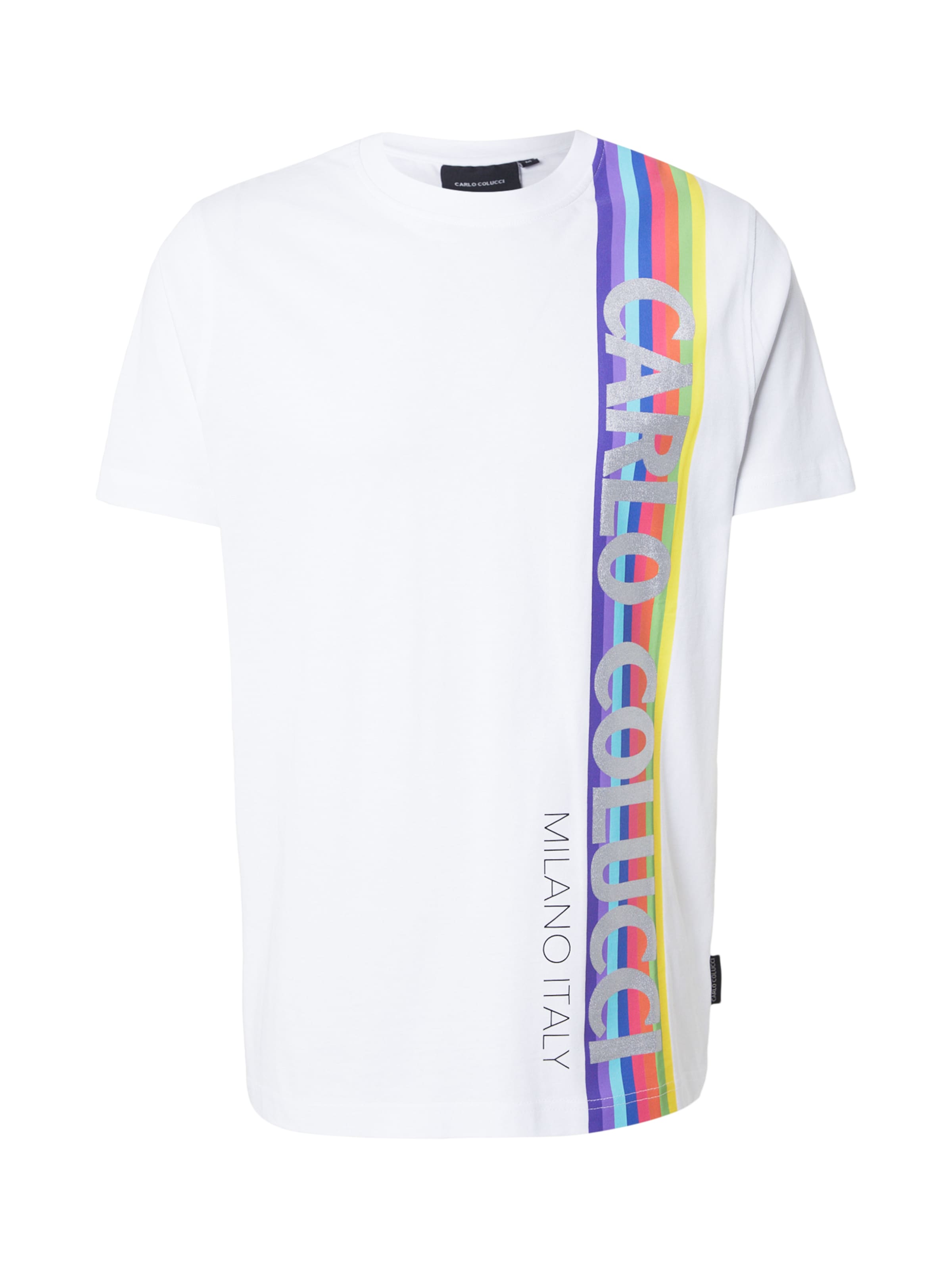 Carlo Colucci T-Shirt in Weiß: Vorderseite