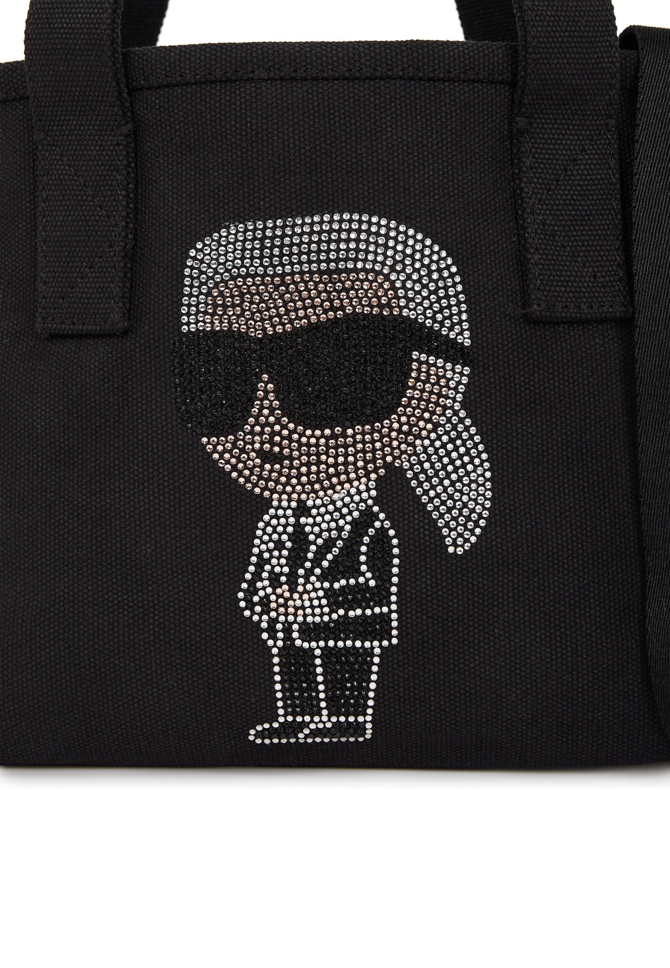 Karl Lagerfeld Τσάντα χειρός 'Ikon' σε μαύρο