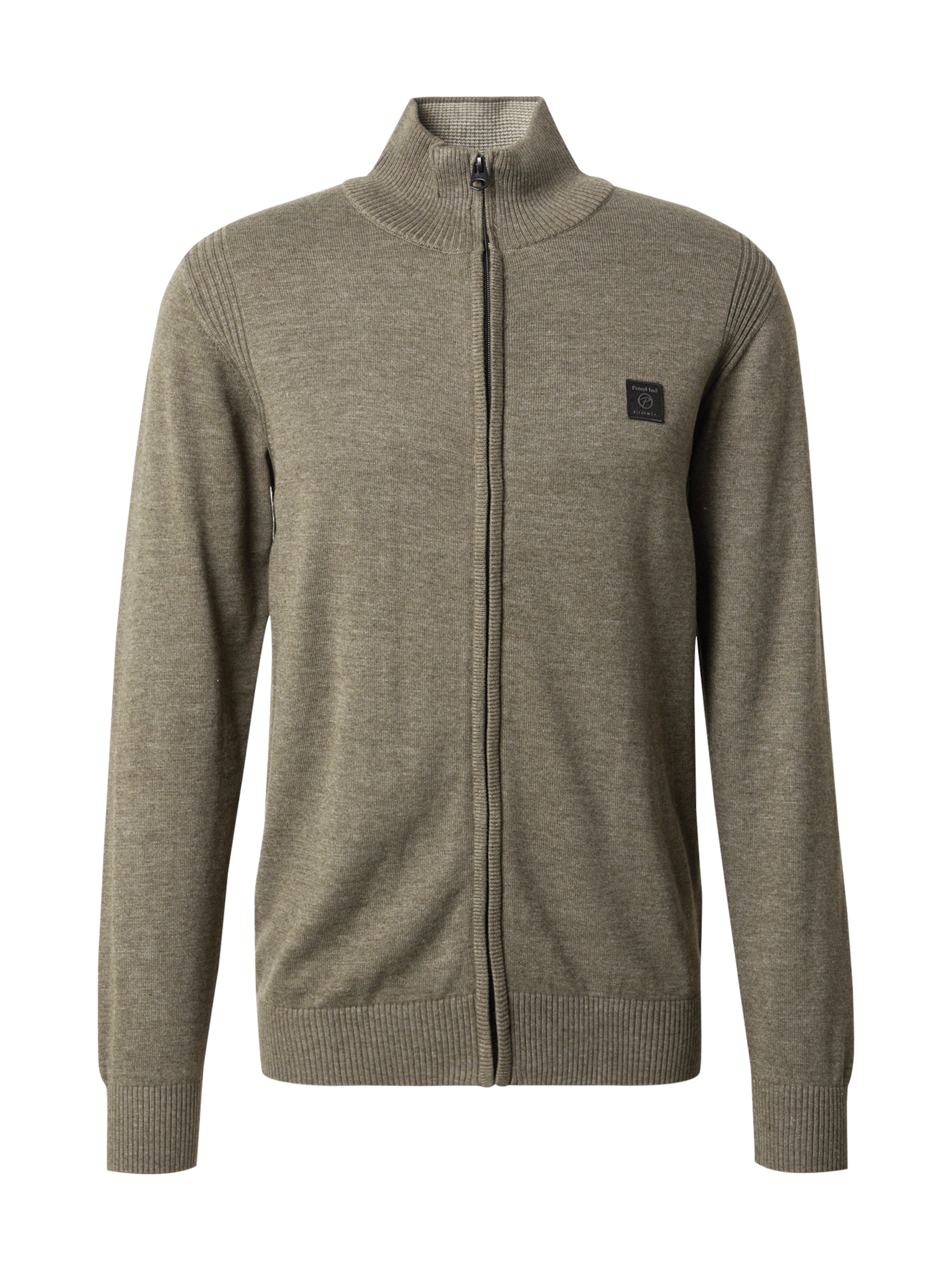 Petrol Industries Вязаная кофта в Зеленый: спереди