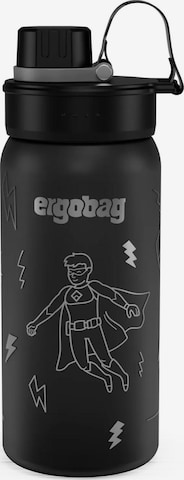 ergobag Trinkflasche 'Trinkflasche Trinkflasche' in Schwarz: Vorderseite