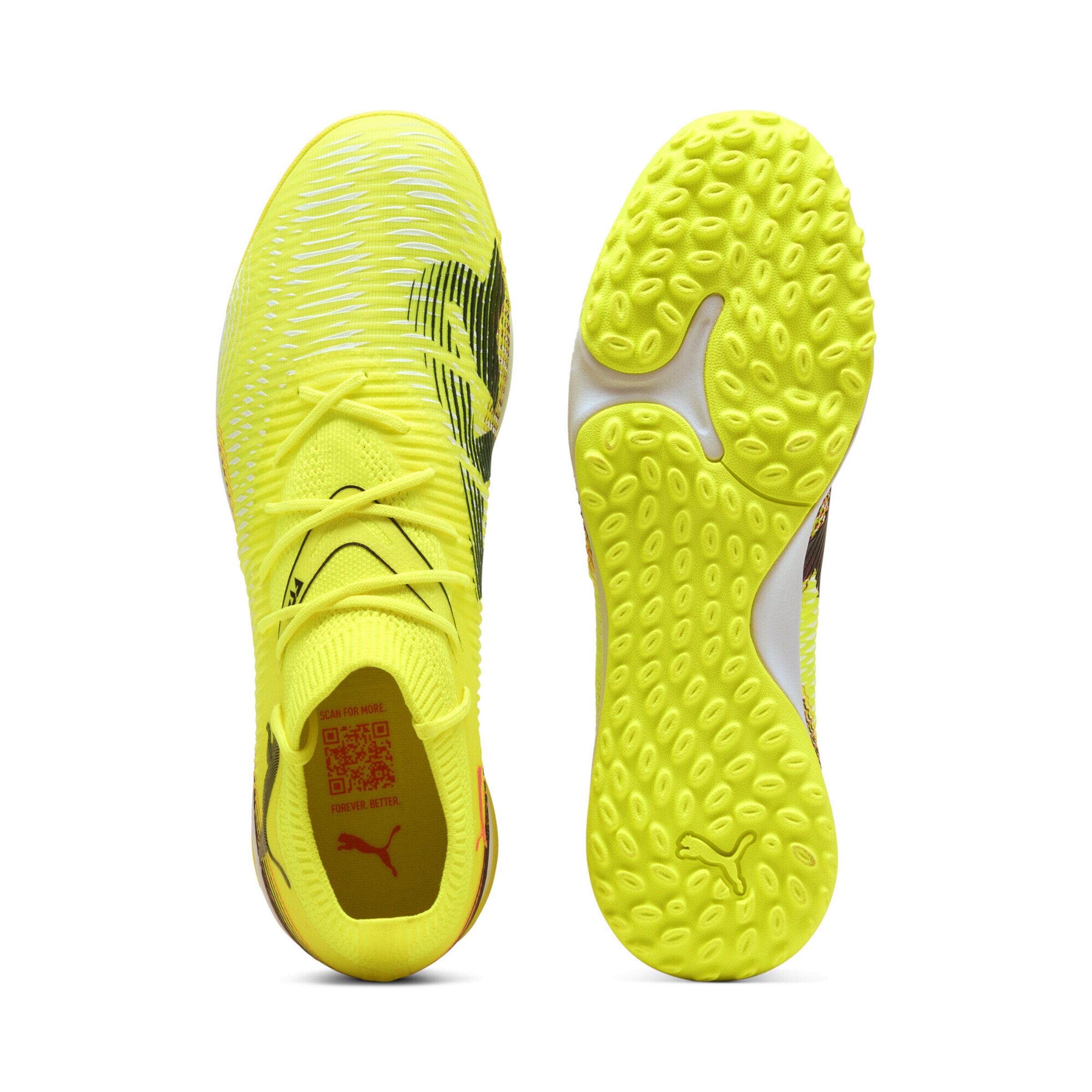 PUMA Voetbalschoen 'Future 8 Match' in Geel