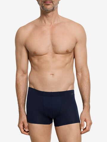 Hanro Boxershorts ' Cotton Essentials ' in Blauw: voorkant