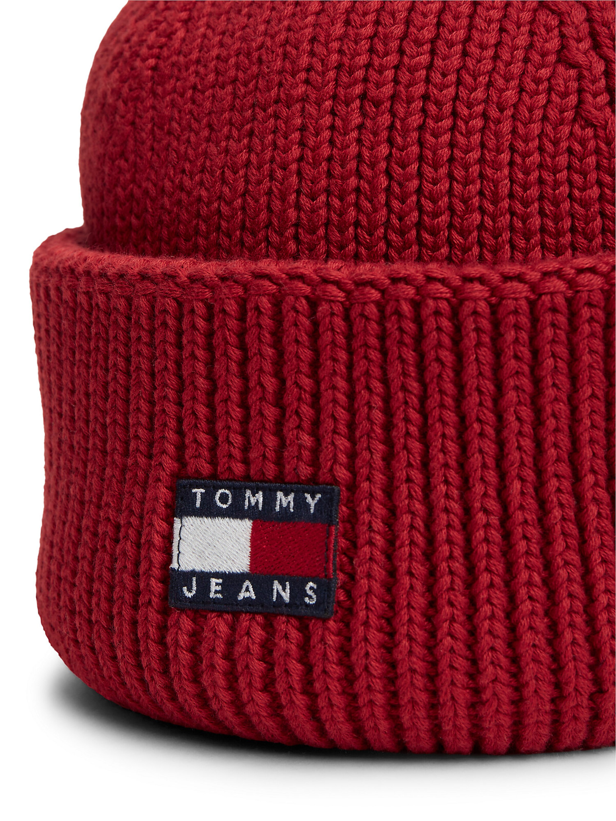 Tommy Jeans Mütze 'Heritage' in Rot