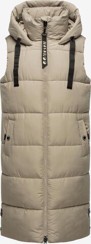 Gilet NAVAHOO en beige : devant