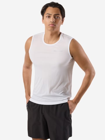 SWEDEMOUNT - Camiseta funcional 'Ultra Light' en blanco: frente