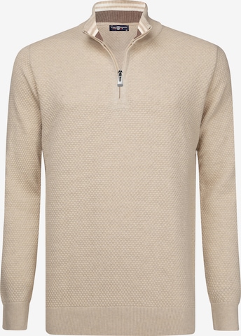 Jimmy Sanders - Jersey en beige: frente