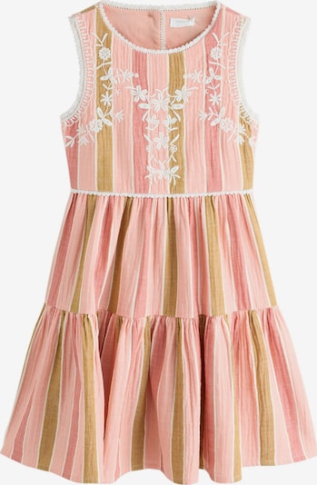 Rochie pe 98 Next pe maro / roz / roz pal / alb, Vizualizare produs