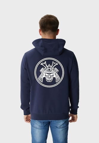 Oldskull Sweat jacket in Blue: front