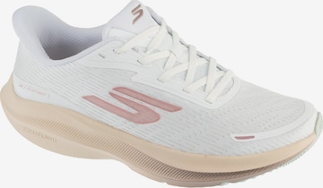 Chaussure de course SKECHERS en blanc : devant