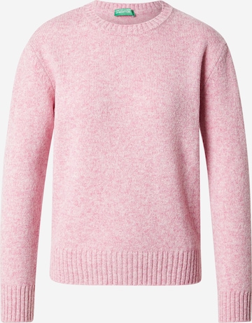 Pullover di UNITED COLORS OF BENETTON in rosa: frontale