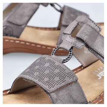 Rieker Mules in Grey