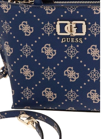 Borsa a tracolla 'Guess Sac Bandoulière Emelie Logo 2 Comp S Navy Logo GP992875' di GUESS in blu