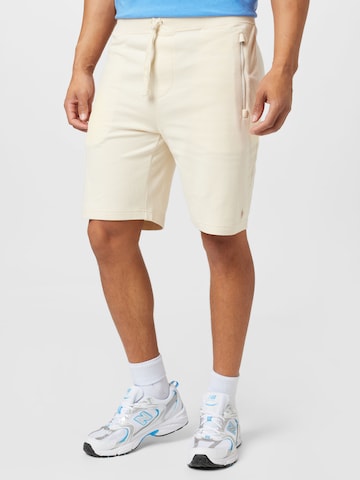 Polo Ralph Lauren tavaline Püksid, värv beež: eest vaates