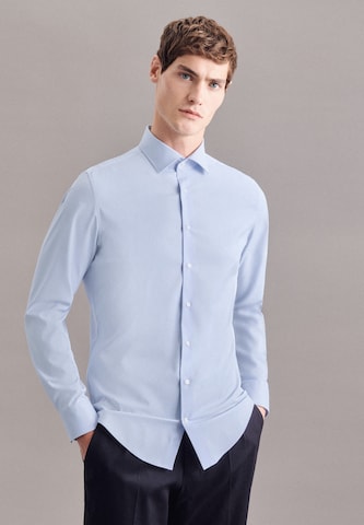 SEIDENSTICKER Slim Fit Forretningsskjorte i blå