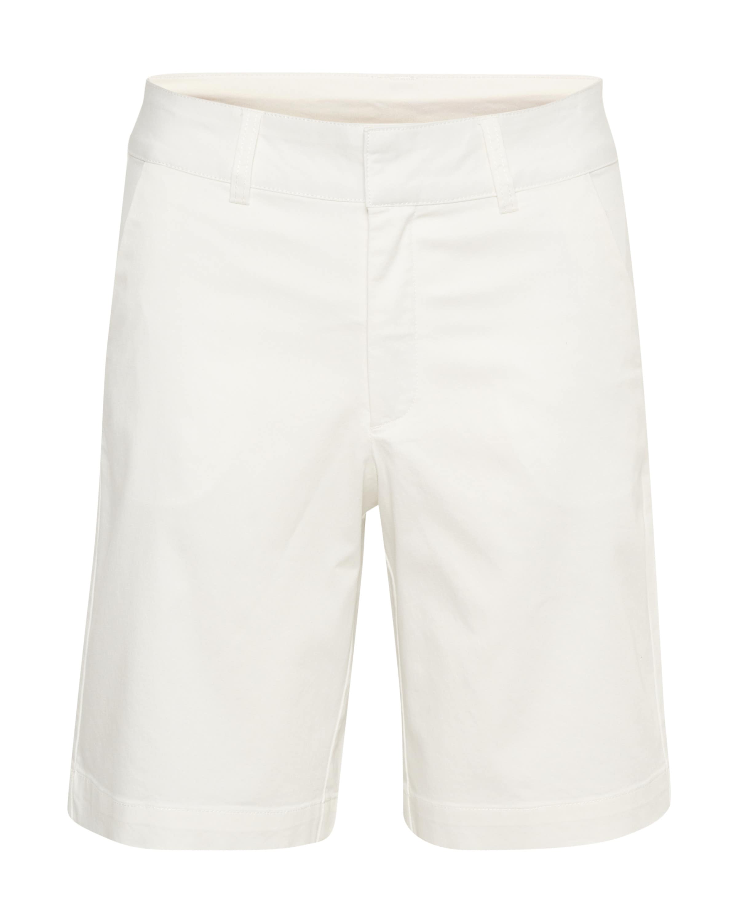 Kaffe Normální Kalhoty 'Lea' – bílá: přední strana