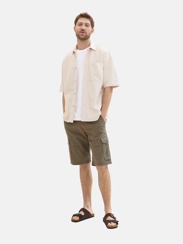 TOM TAILOR Regular Cargo trousers in Green