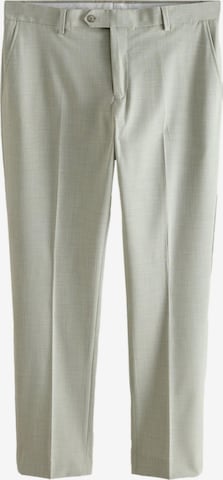 Coupe slim Pantalon à plis 'Motionflex' Next en vert : devant