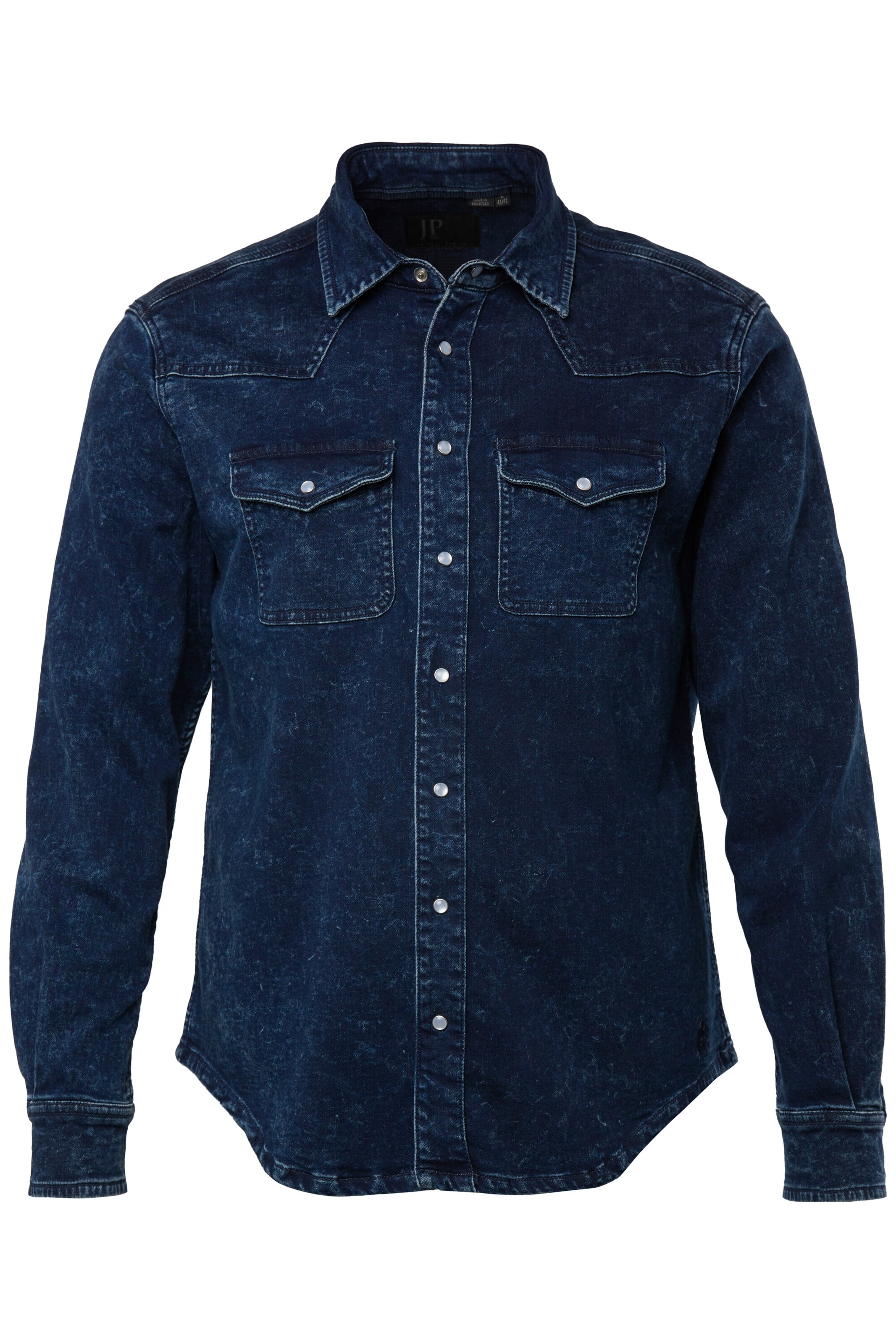 JP1880 Regular fit Button Up Shirt in Blue: front