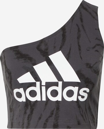 ADIDAS SPORTSWEAR Sports top 'Future Icons Animal Print' in Grey: front
