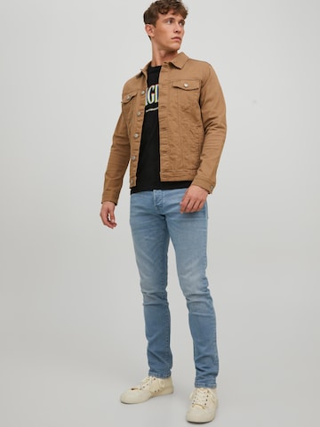 JACK & JONES Slimfit Τζιν 'Glenn' σε μπλε