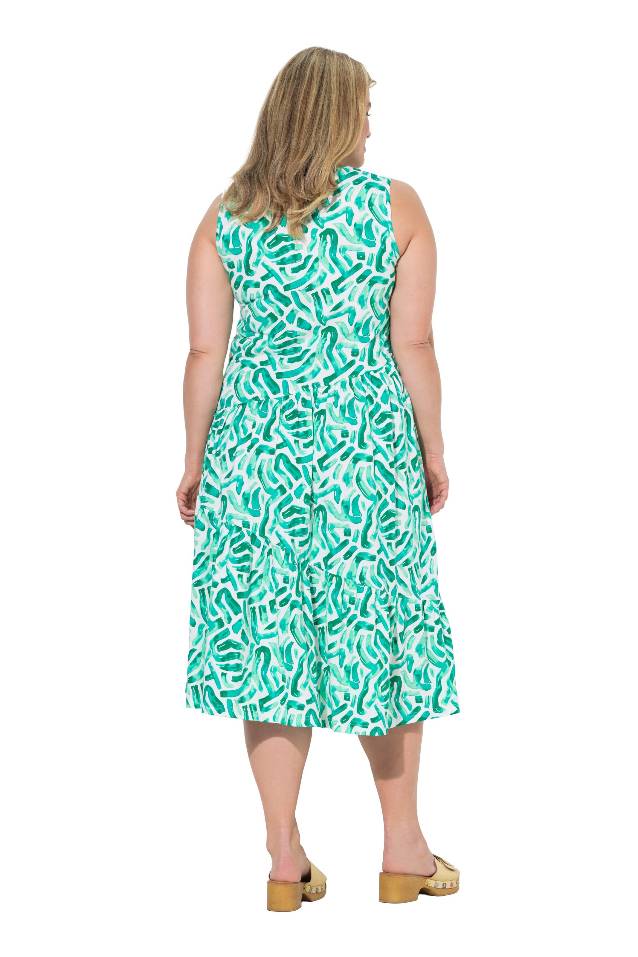 Ulla Popken Midikleid in Grün