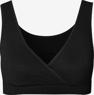 Noppies Bralette Nursing Bra 'Gayla' in Black: front