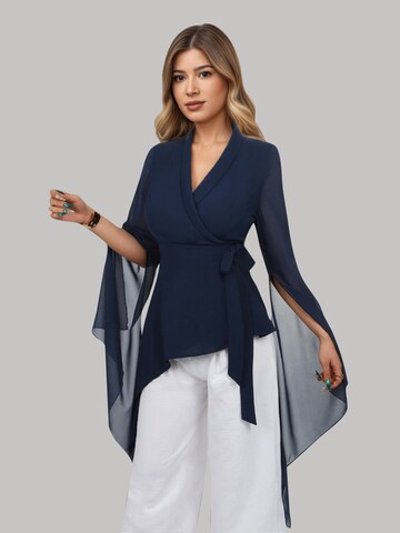 LapaPlus - Blusa 'Women Blouse' en azul: frente