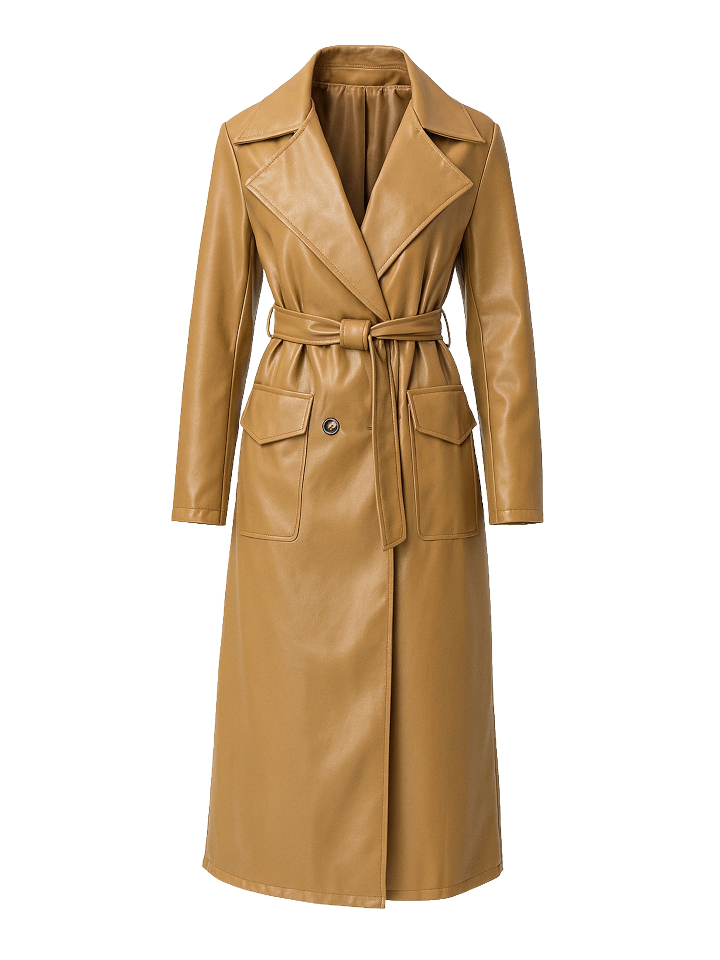Elara Mantel in Braun: Vorderseite