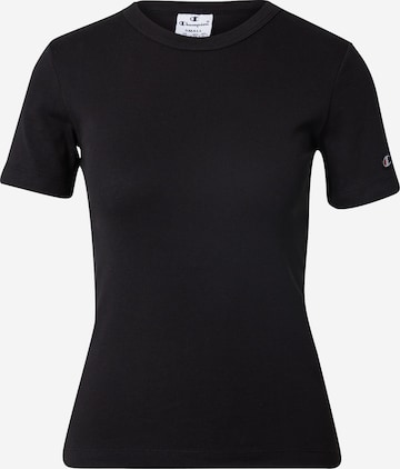 T-shirt Champion Authentic Athletic Apparel en noir : devant