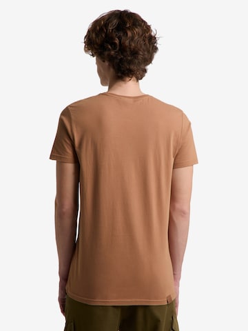 T-Shirt 'Horiz' Ragwear en marron