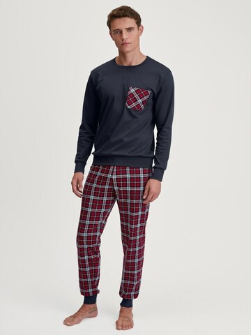 CALIDA Pajama in Blue: front