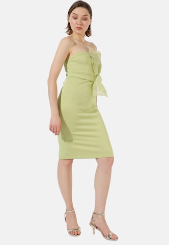 Campus Sutra Dress 'Athena' in Green
